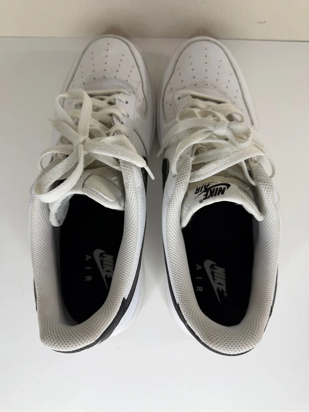Nike Air Force 1 Low '07 White Black Sneakers CT2302-100 Men’s Size 47.5 US 13